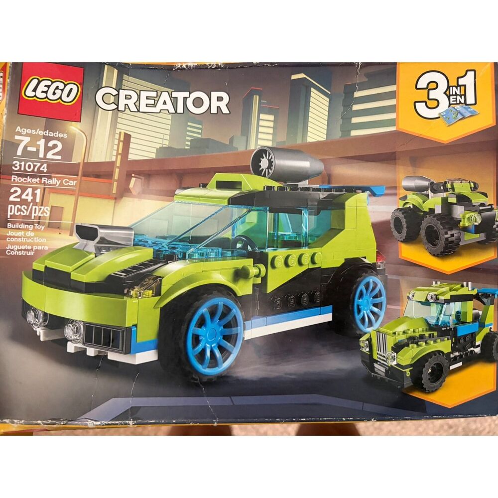 Lego Creator 3 in 1 rocket rally car building set 31074